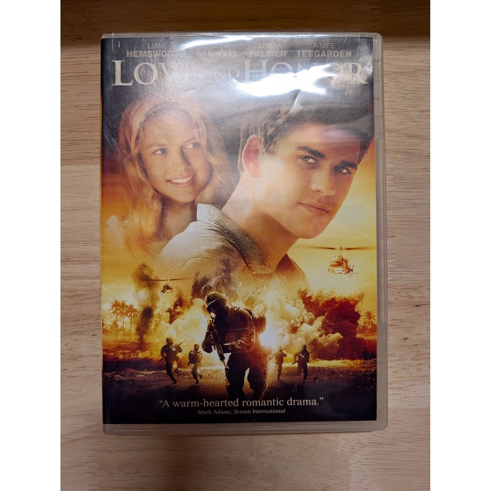 IFC Films Love and Honor DVD Liam Hemsworth Teresa Palmer Romance Drama Exc